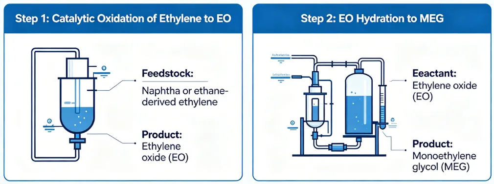 How Does The Ethylene Oxide (EO) Hydration Process Produce MEG? How Does The Ethylene Oxide (EO) Hydration Process Produce MEG?